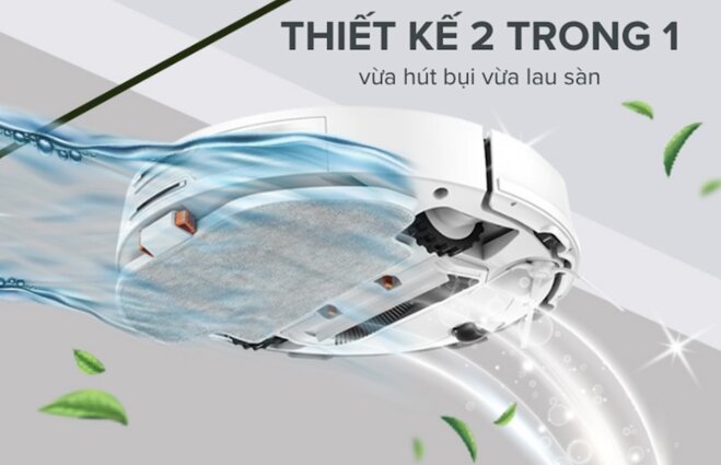 Thiết kế Robot hút bụi lau nhà Xiaomi Vacuum S10