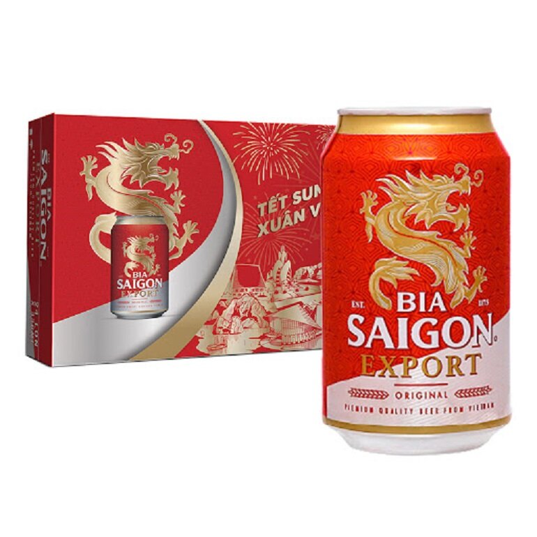 Bia Sài Gòn Export phiên bản Tết 2023 
