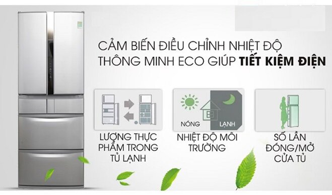 Lý do bạn nên mua tủ lạnh 6 cánh Hitachi R-sf57emw trong mùa dịch