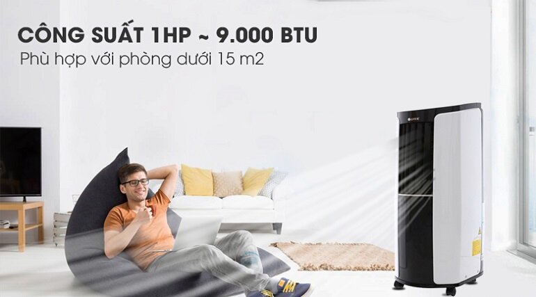 Điều hòa cây mini 9000BTU là loại máy lạnh lẽo design dạng tủ đứng sở hữu hiệu suất sinh hoạt 9000BTU.