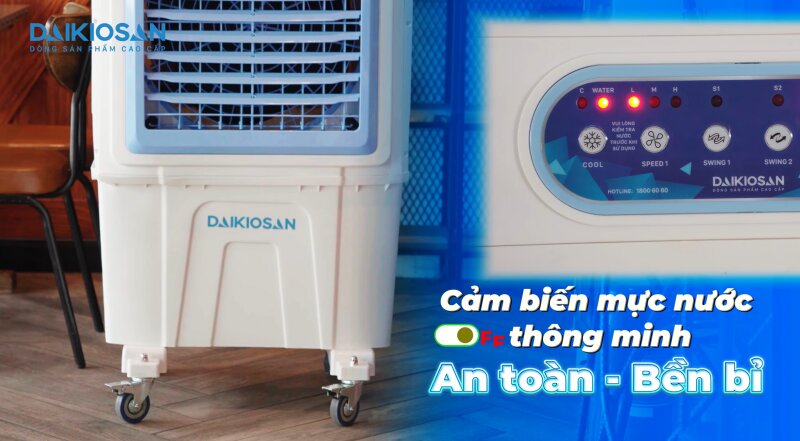Quạt điều hòa Daikiosan DM206: Thiết kế 2 tầng công suất mạnh, giải nhiệt hiệu quả cho không gian lớn