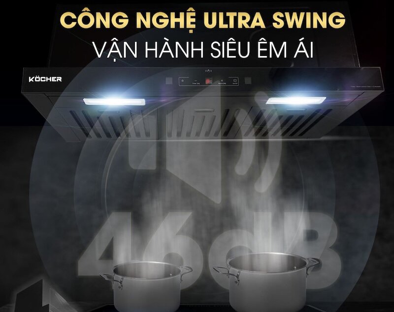 Máy hút mùi Kocher Turbo X-350N người bạn đồng hành hoàn hảo cho không gian bếp