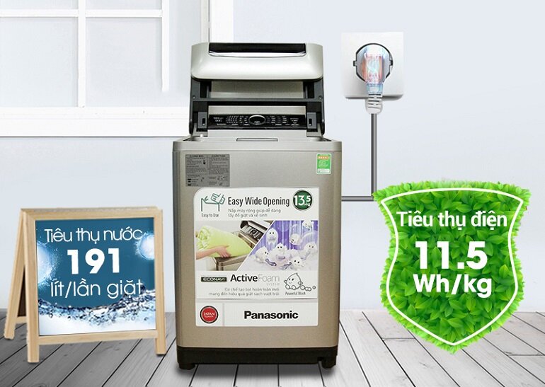 Đánh giá máy giặt Panasonic 13.5 kg NA-F135X1