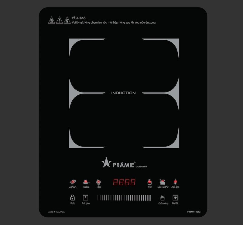 Bếp từ Pramie PRMY-1102 đáng mua nhất trong phân khúc dưới 2 triệu