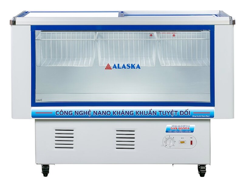 Tủ mát Alaska 2 cánh 350 lít LC-450B thiết kế hiện đại, làm lạnh nhanh chóng