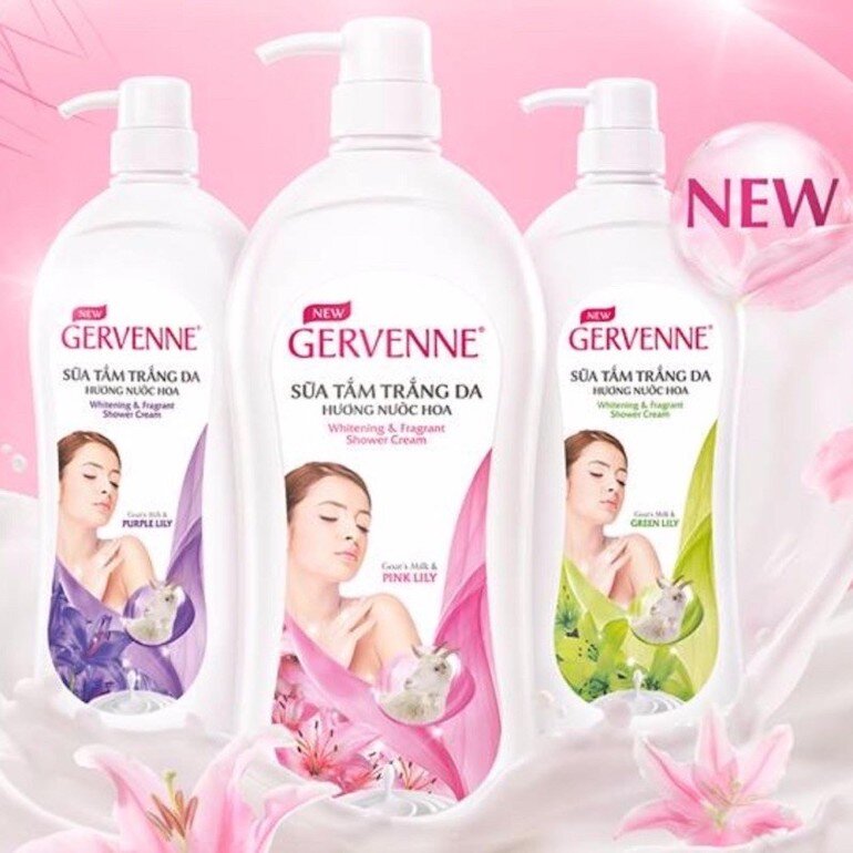 Tổng quan về sữa tắm Gervenne