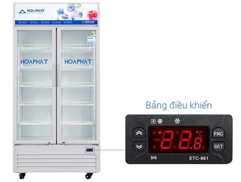Nâng tầm không gian với tủ mát Hòa Phát 2 cánh 723 lít HSR D6723