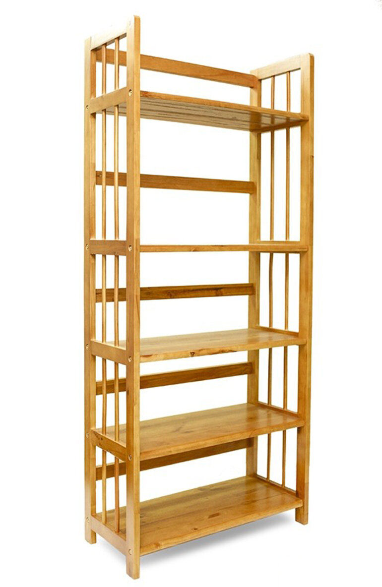 kệ sách gỗ 5 tầng