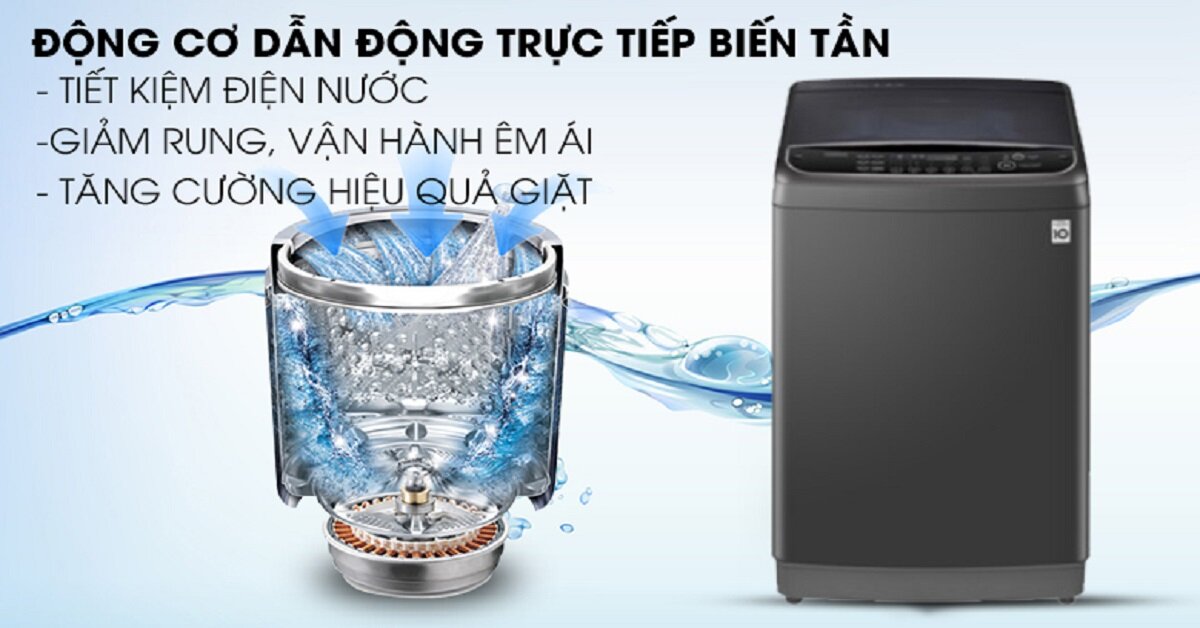 Máy giặt cỡ lớn LG Inverter 11kg