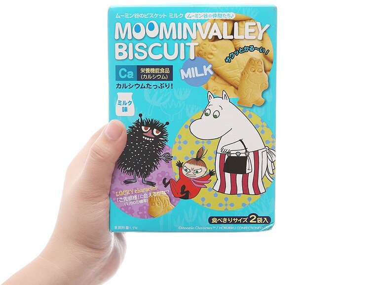 Bánh ăn dặm quy sữa Moomi cho trẻ trên 1 tuổi