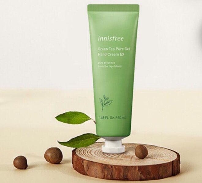 Kem dưỡng da tay Innisfree Green Tea Pure Gel Hand Cream