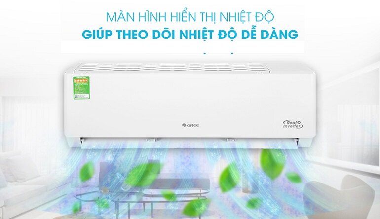 điều hòa Gree 24000 BTU 2 chiều Inverter GWH24PC-K6D1B4 gas R32