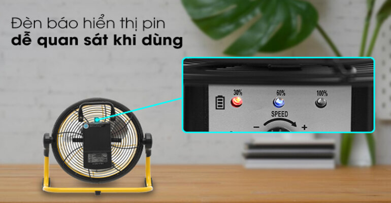 Tuyệt đối không nên sạch pin quá lâu Cách sử dụng quạt tích điện