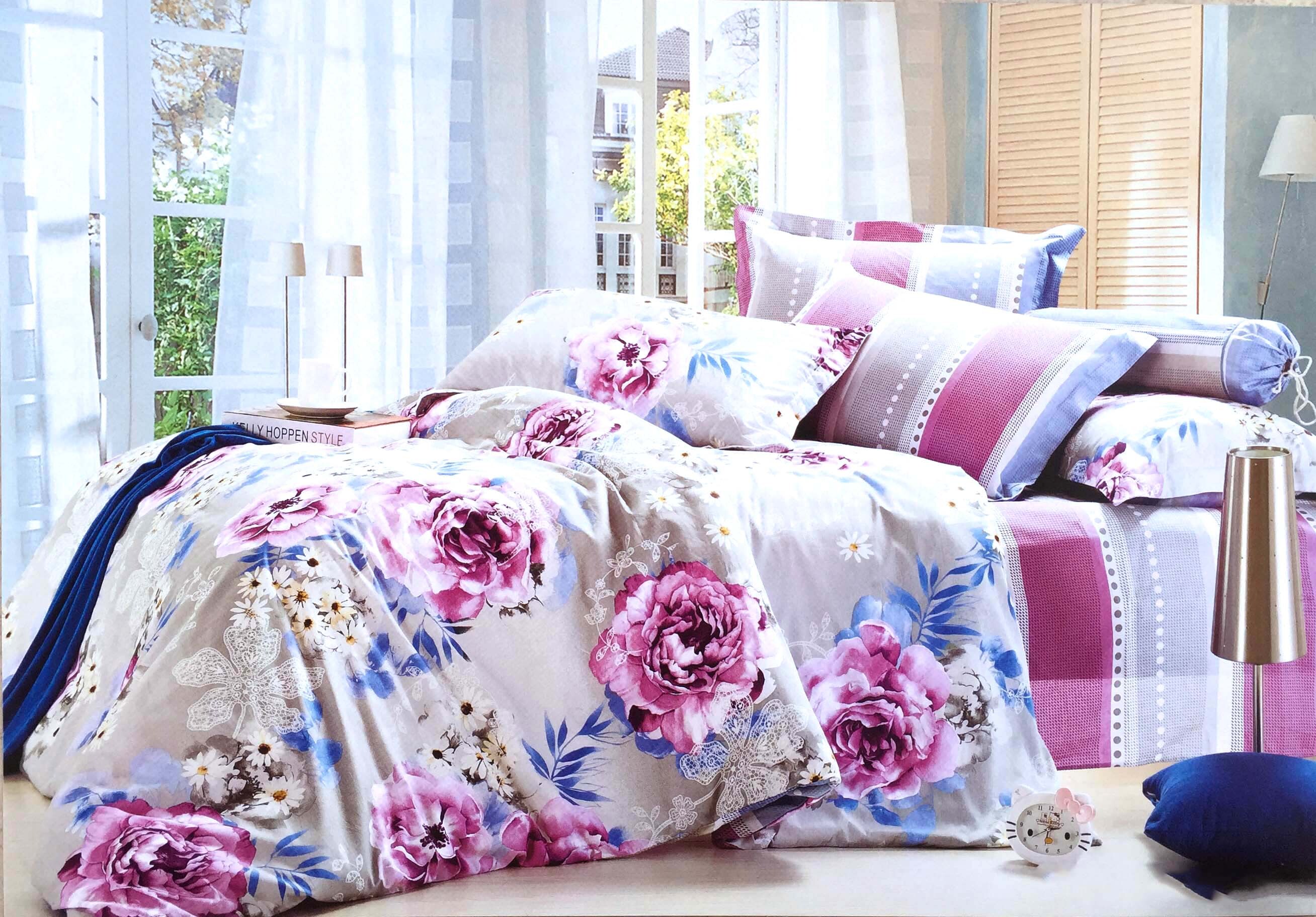 7 bộ chăn ga gối lụa cao cấp thiết kế họa tiết sang trọng giá từ 2tr