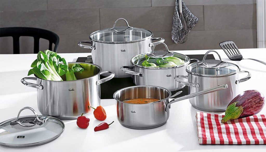 7 bộ nồi bếp từ Đức cao cấp nhập khẩu chất liệu inox 3 lớp đáy giá tốt