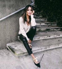 7 cách phối đồ với giày bệt hở gót nữ Geox D Marlyna E nổi bật