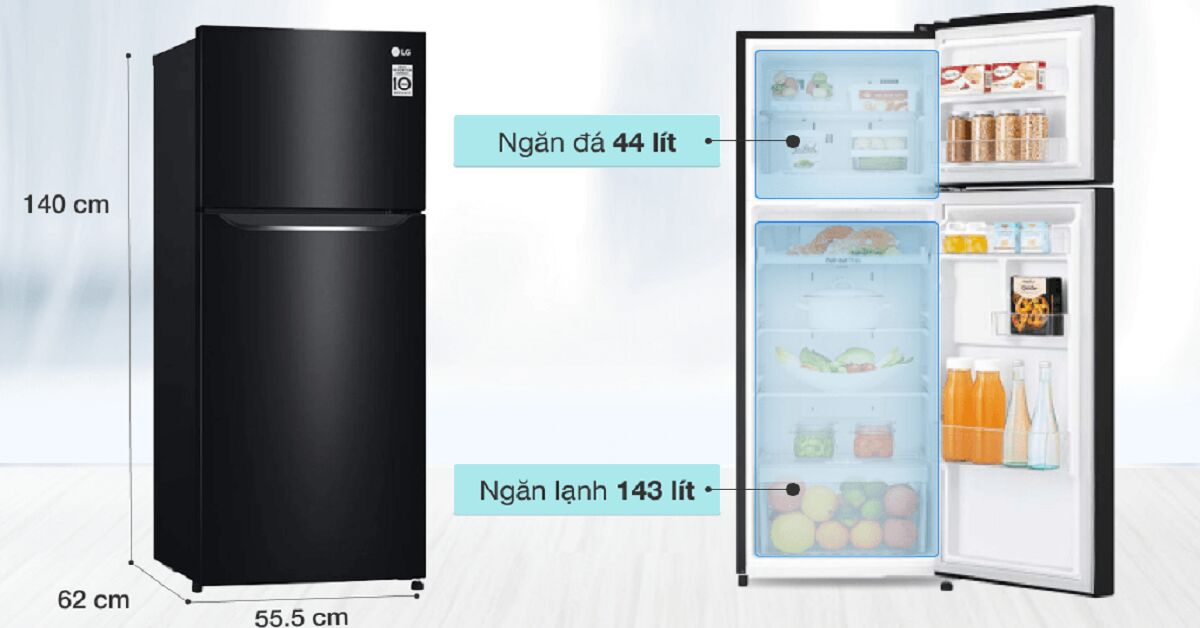 7 điều cần biết về tủ lạnh LG Inverter 187 lít GN-L205WB