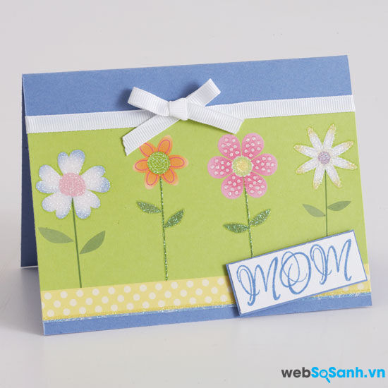 7 mẫu thiệp handmade dành tặng Mẹ ngày 8/3