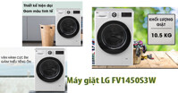7 tính năng tiên tiến nhất trên máy giặt LG Inverter 10,5 kg FV1450S3W có thể bạn chưa biết?