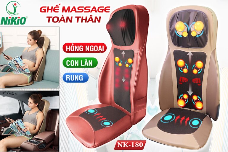 Ghế massage toàn thân Nikio NK-180