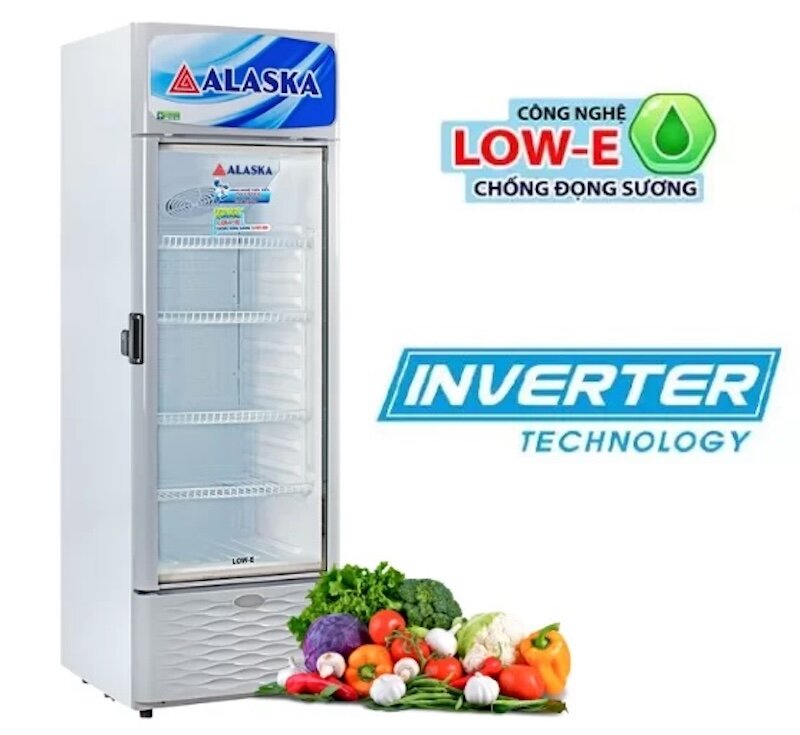 Tủ mát Alaska Inverter 1 cánh 350 lít LC-533HI kiểu dáng sang trọng, làm lạnh hiệu quả