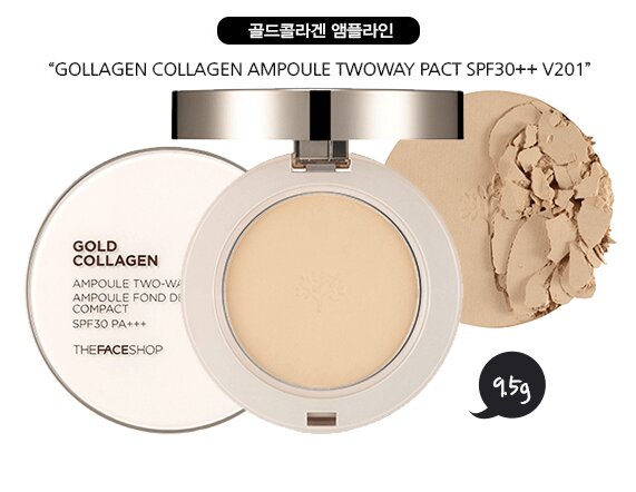 Phấn Phủ Hàn Quốc Collagen Thefaceshop