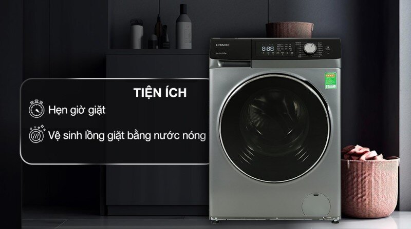 Đánh giá máy giặt có sấy Hitachi BD-D1054HVOS