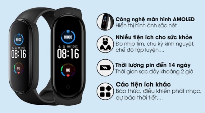 đồng hồ thông minh xiaomi band 5