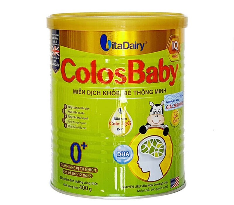 Chi tiết các dòng sữa Colosbaby tăng cân cho bé