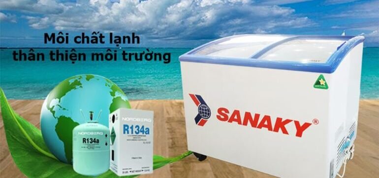 Sanaky VH302KW thuộc dòng tủ đông mát của thương hiệu Sanaky.