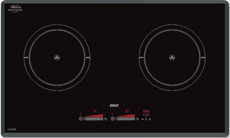 Bếp điện của Đức Lorca LCI-809 thiết kế với màu sắc trang nhã