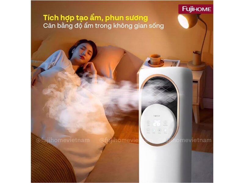 Fujihome AC01: Làm mát, sưởi ấm, tạo ẩm và khử khuẩn chỉ với một thiết bị
