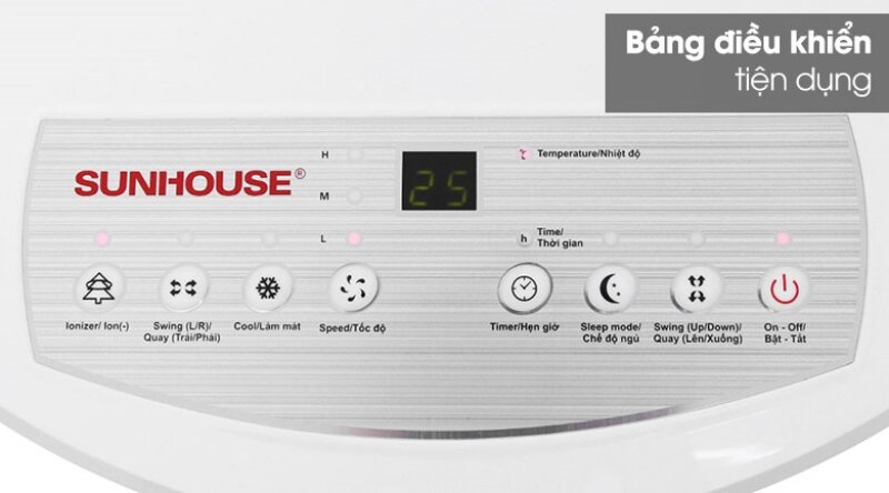 Sunhouse SHD7723 - Làm mát và lọc không khí, giá chỉ 2,9 triệu đồng