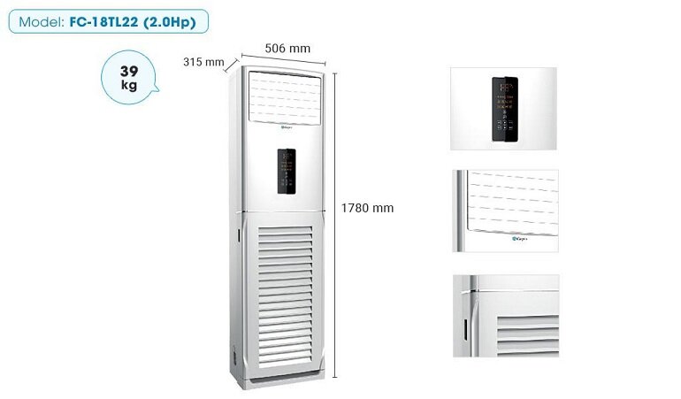 Máy điều hòa cây Casper 2hp FC-18TL22