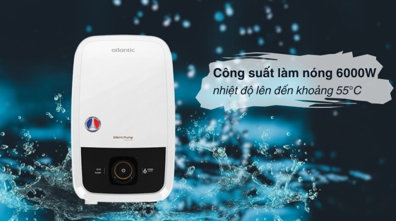 Đánh giá máy nước nóng trực tiếp Atlantic Tempo Turbo 6000 PU RS