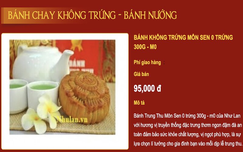 Tìm hiểu đặc điểm nổi bật của bánh Trung thu chay Như Lan