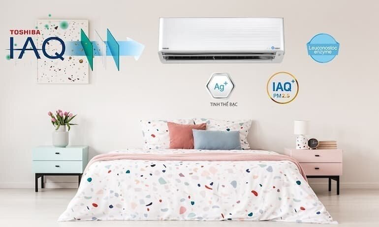 Khả năng lọc không khí trên điều hòa 2hp Toshiba RAS-H18N4KCVPG rất ấn tượng-V