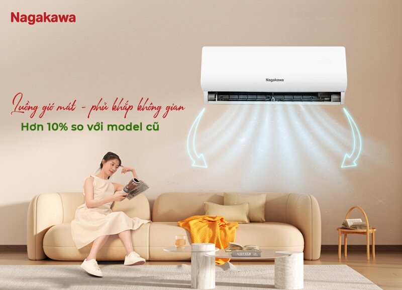 Chỉ 3 triệu đồng, điều hòa Nagakawa NS-C09R2B52 làm mát rất tốt lại bền bỉ