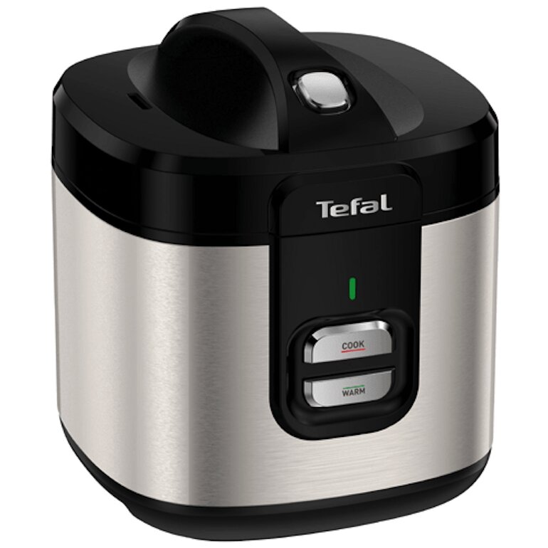 Nồi cơm điện Tefal RK364A68 có kiểu dáng đơn giản cùng màu sắc tối giản.