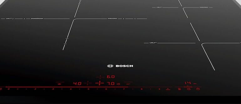 Bếp từ Bosch pid651dc5e hoạt động mạnh mẽ với công suất lên đến 7.400W cho khả năng đun nấu nhanh chóng.