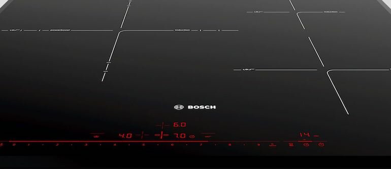 Bếp từ Bosch pid651dc5e hoạt động mạnh mẽ với công suất lên đến 7.400W cho khả năng đun nấu nhanh chóng.