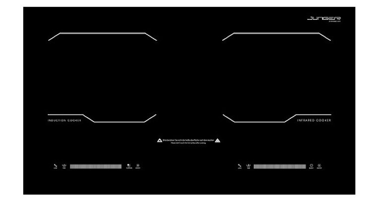 Thiết kế của bếp điện hồng ngoại đôi Junger mk-24 
