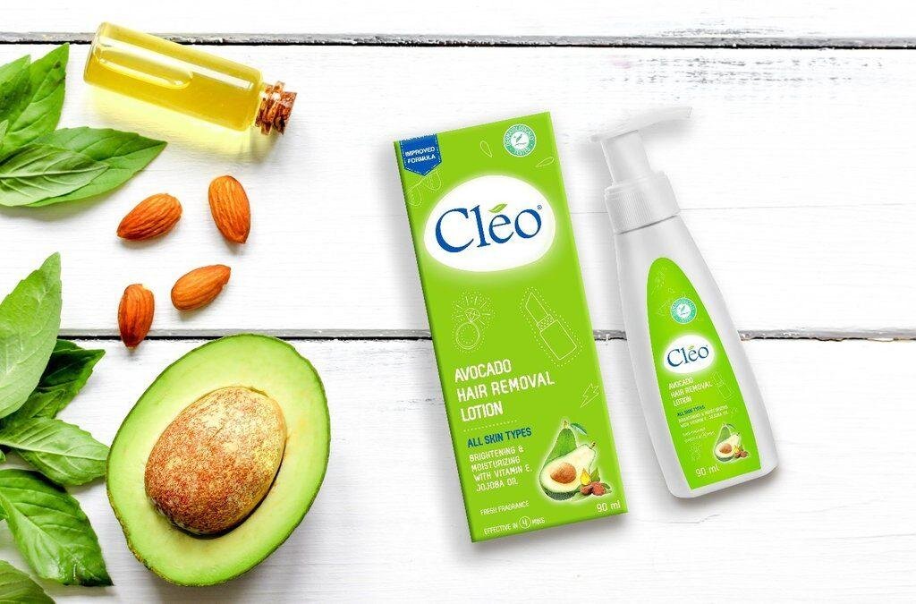 Kem tẩy lông chân Cleo Avocado Hair Removal Lotion