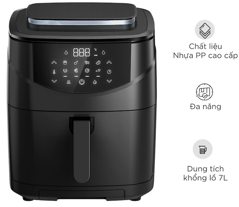 Nồi chiên không dầu Mishio MK-302