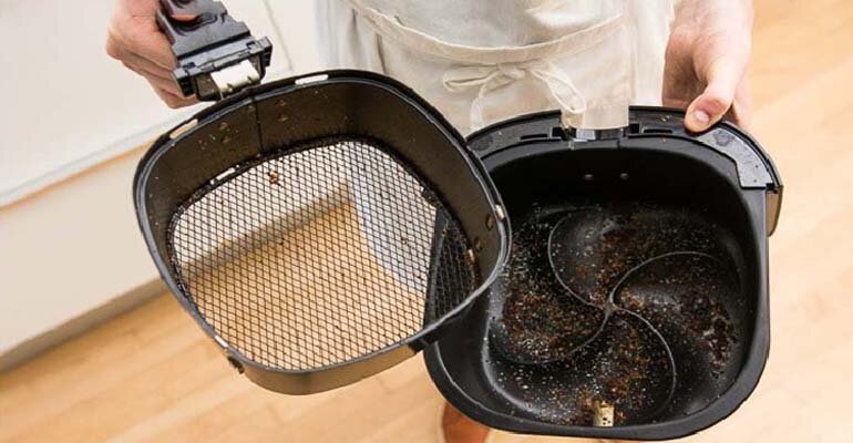 Liệu rằng sử dụng máy rửa bát để rửa nồi chiên không dầu có nên không? nồi chiên không dầu