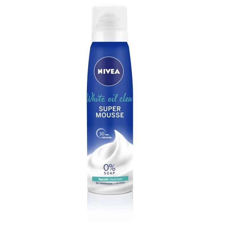 Sữa rửa mặt Nivea White Oil Clear Super Mousse