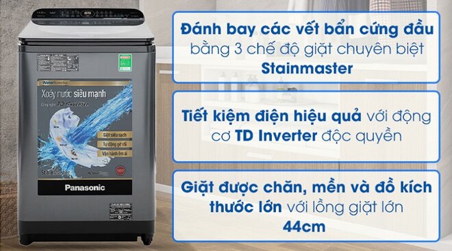 Máy giặt Panasonic Inverter 11.5 kg NA-FD11AR1BV