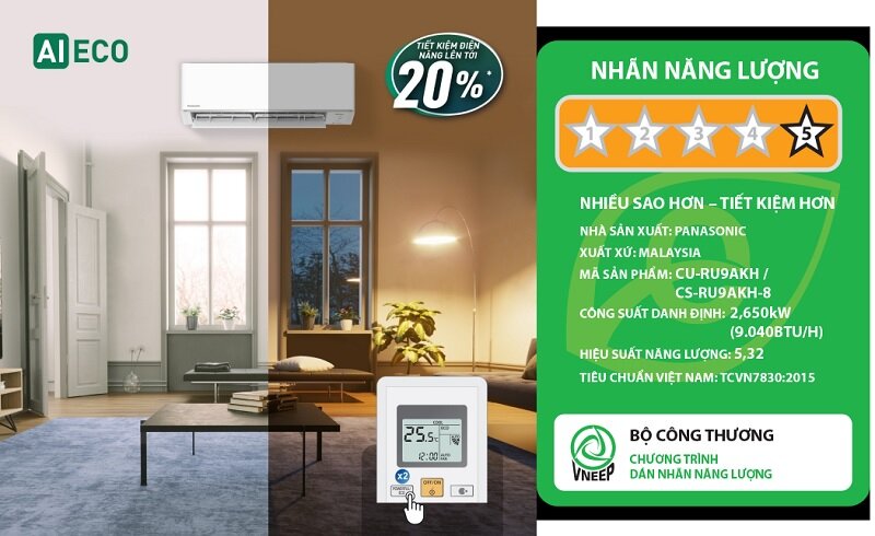 Panasonic CU/CS-RU9AKH-8 air conditioner conquers users with a series of high-end equipment