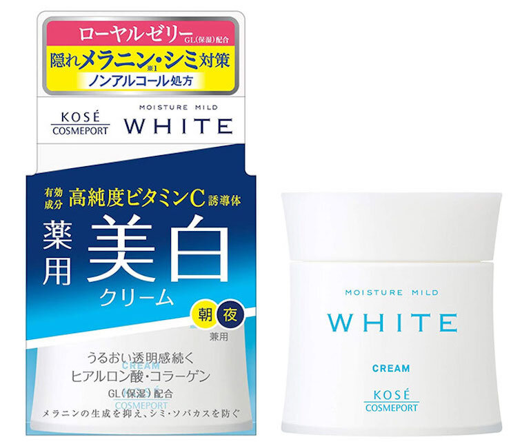 Kem dưỡng da Kose Moisture Mild White.