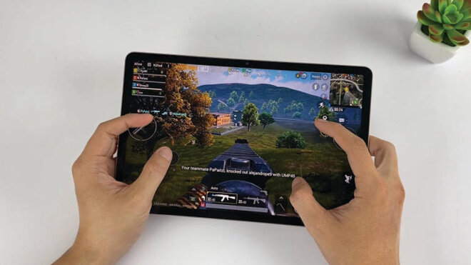 Chơi PUBG trên Samsung TAB S7 Plus